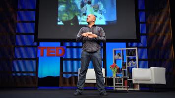 Derek Sivers delivering a TED