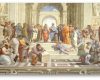 Painting: "School of Athens in debate" by Raphael