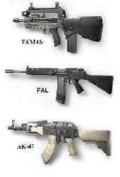 Photograph of Assault Rifles